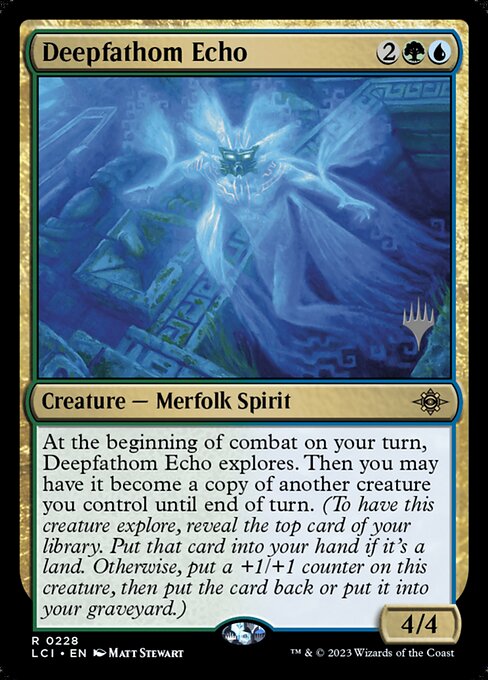 Deepfathom Echo - The Lost Caverns of Ixalan Promos