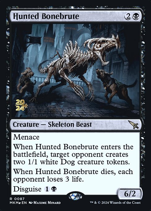 Hunted Bonebrute - Murders at Karlov Manor Promos - Promo Foil