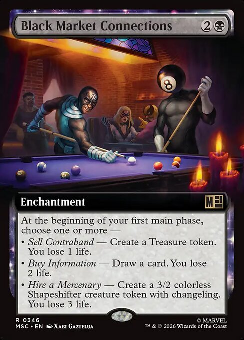 Black Market Connections - Marvel Super Heroes Commander - Extended Art