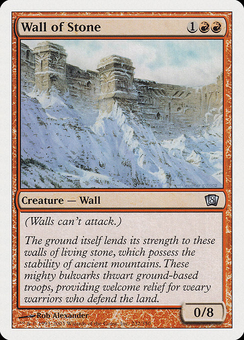 Wall of Stone - Eighth Edition