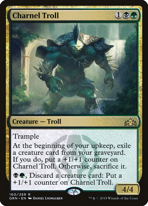 Charnel Troll - Guilds of Ravnica