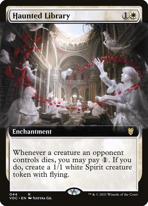 Haunted Library - Crimson Vow Commander