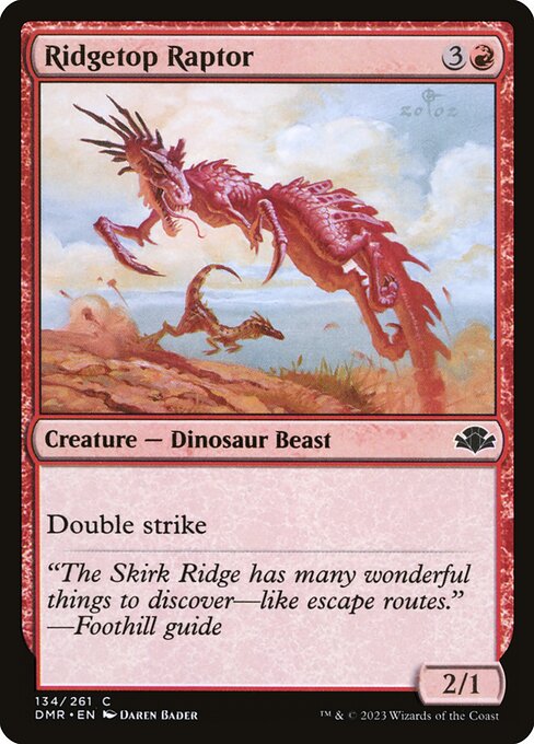Ridgetop Raptor - Dominaria Remastered