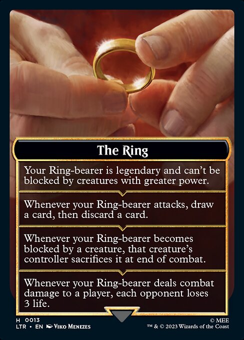 The Ring // The Ring Tempts You - The Lord of the Rings: Tales of Middle-earth Tokens