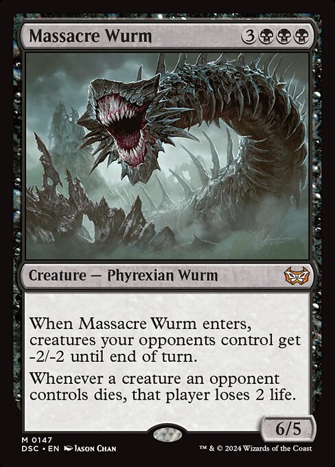 Massacre Wurm - Duskmourn: House of Horror Commander