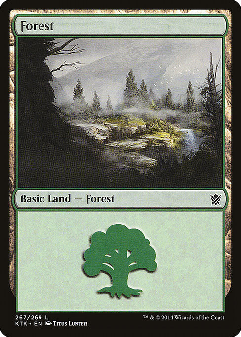 Forest - Khans of Tarkir