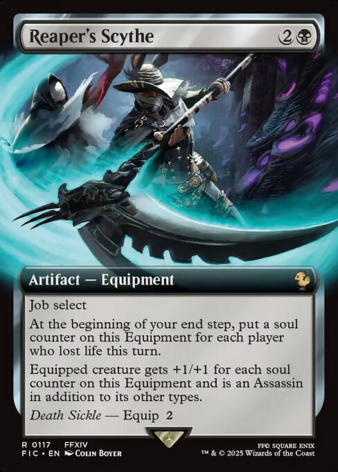 Reaper's Scythe - Final Fantasy Commander - Extended Art