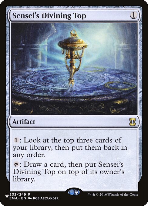 Sensei's Divining Top - The List