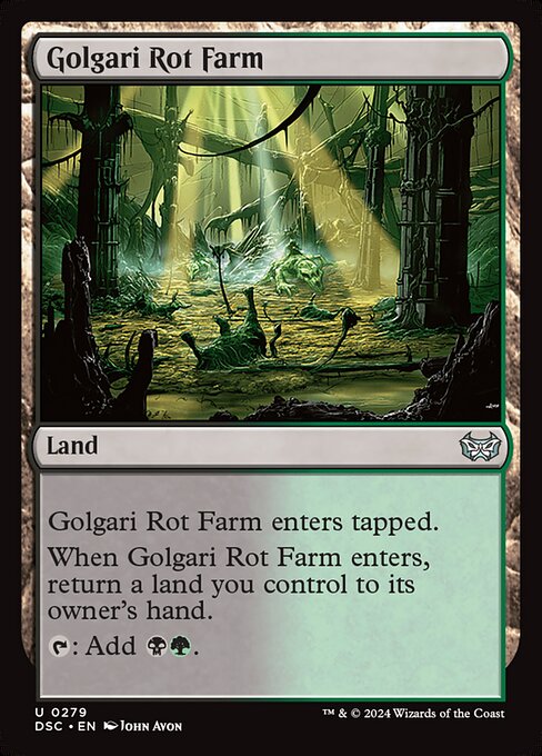 Golgari Rot Farm - Duskmourn: House of Horror Commander