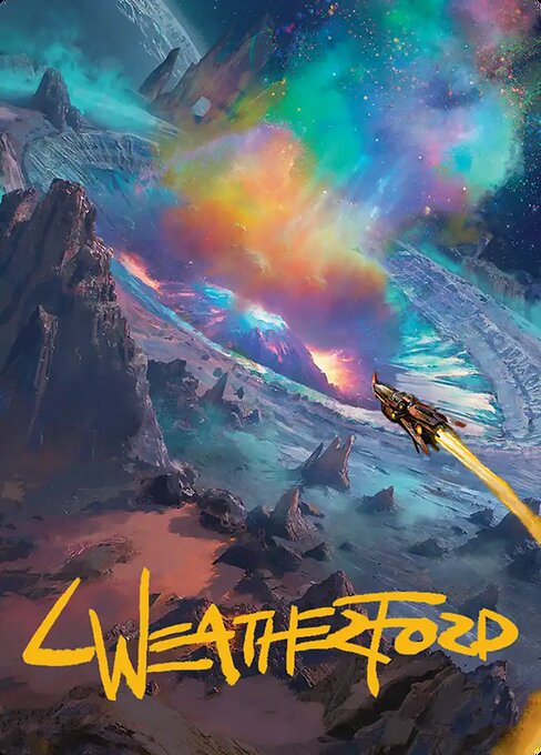 Meteor Crater - Edge of Eternities Art Series - Borderless