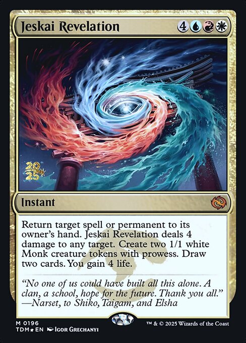 Jeskai Revelation - Tarkir: Dragonstorm Promos