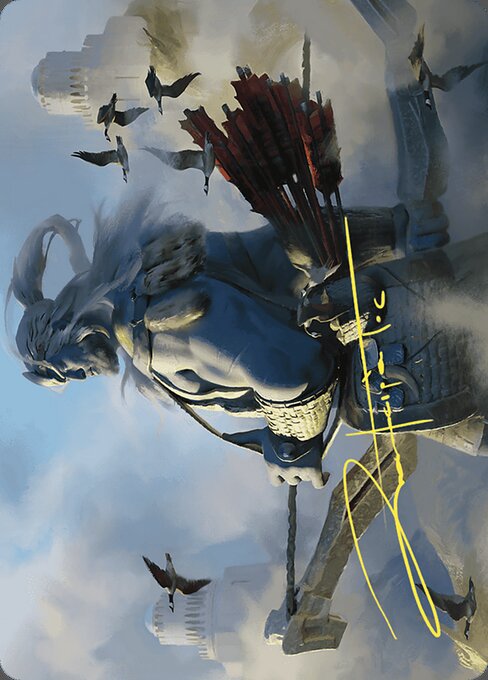 Skybeast Tracker - Wilds of Eldraine Art Series - Borderless