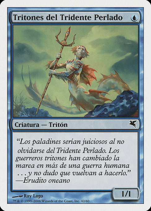 Tritones del Tridente Perlado (Merfolk of the Pearl Trident) - Salvat 2005