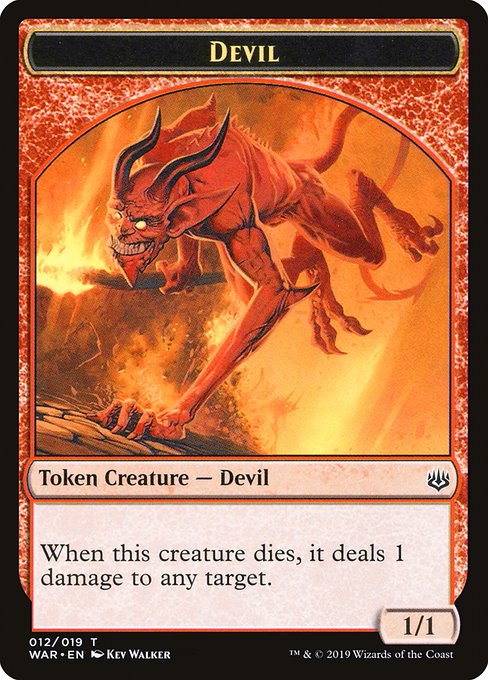 Devil - War of the Spark Tokens