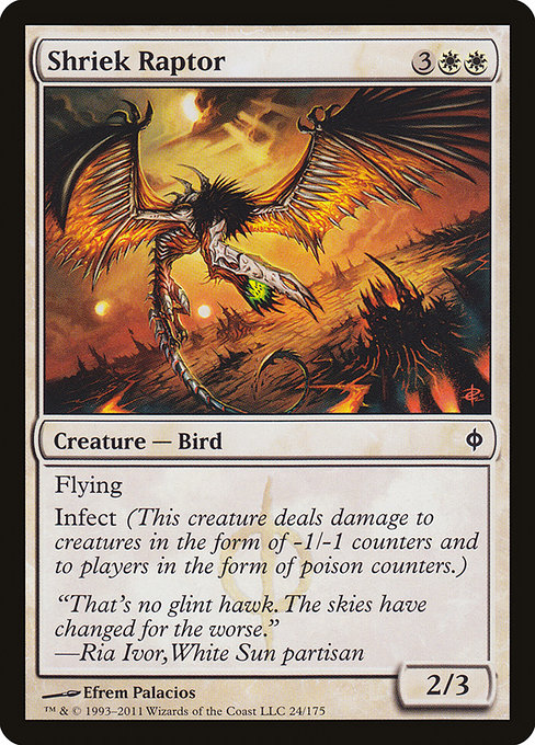 Shriek Raptor - New Phyrexia