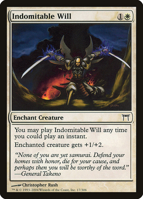 Indomitable Will - Champions of Kamigawa