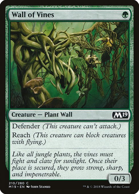 Wall of Vines - Core Set 2019