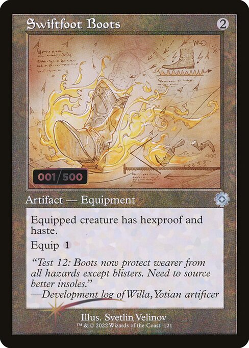 Swiftfoot Boots - The Brothers' War Retro Artifacts - Double Rainbow, Retro