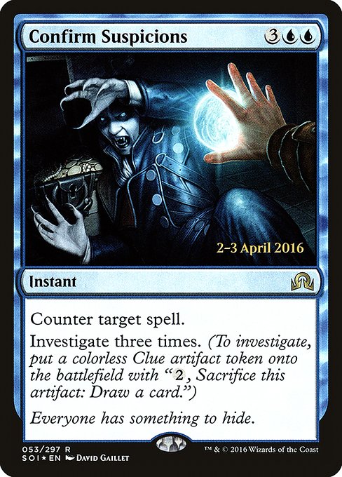 Confirm Suspicions - Shadows over Innistrad Promos - Promo Foil