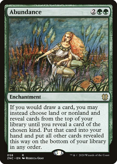 Abundance - Zendikar Rising Commander