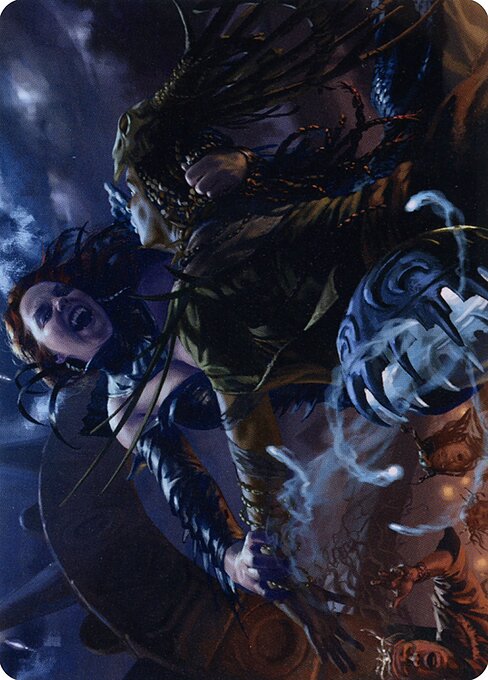 Olivia's Midnight Ambush - Midnight Hunt Art Series - Borderless