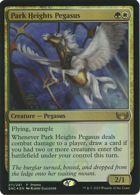 Park Heights Pegasus - Media Inserts - Promo Foil