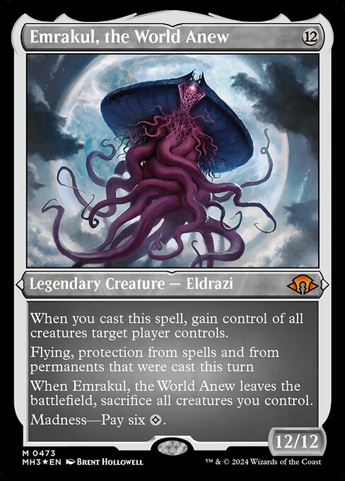 Emrakul, the World Anew - Modern Horizons 3 - Etched Foil