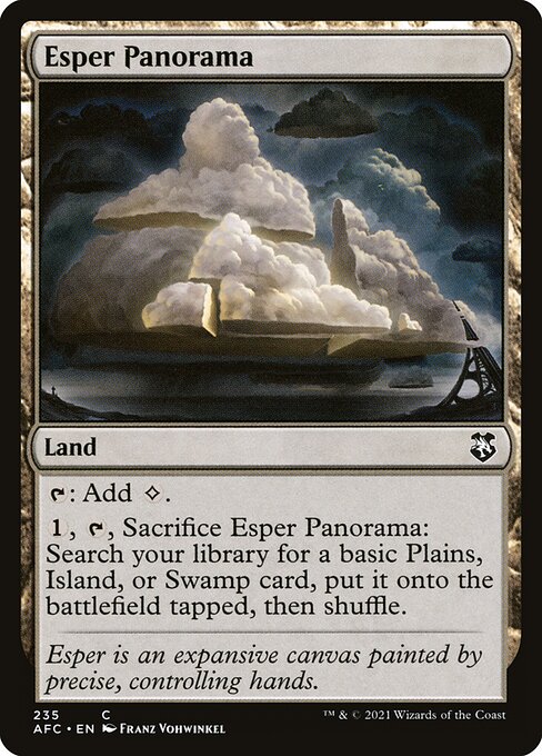 Esper Panorama - Forgotten Realms Commander