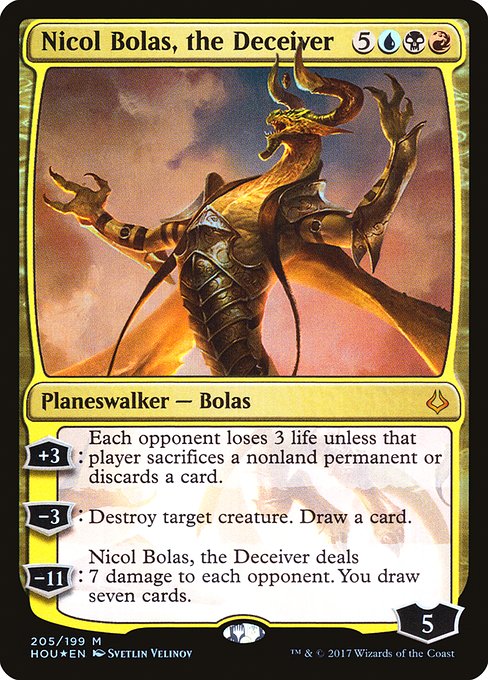 Nicol Bolas, the Deceiver - Hour of Devastation