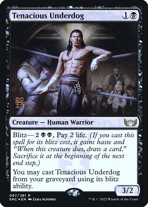 Tenacious Underdog - Streets of New Capenna Promos - Promo Foil