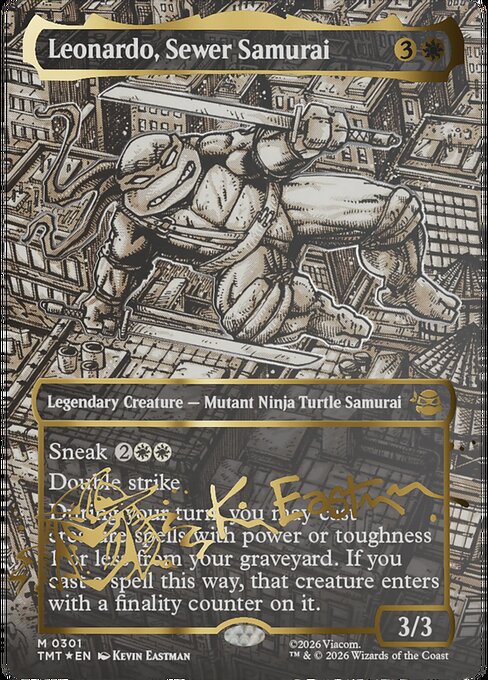 Leonardo, Sewer Samurai - Teenage Mutant Ninja Turtles - Borderless