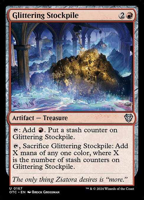 Glittering Stockpile - Outlaws of Thunder Junction Commander