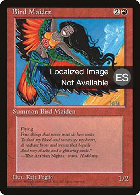 Bird Maiden - Fourth Edition Foreign Black Border