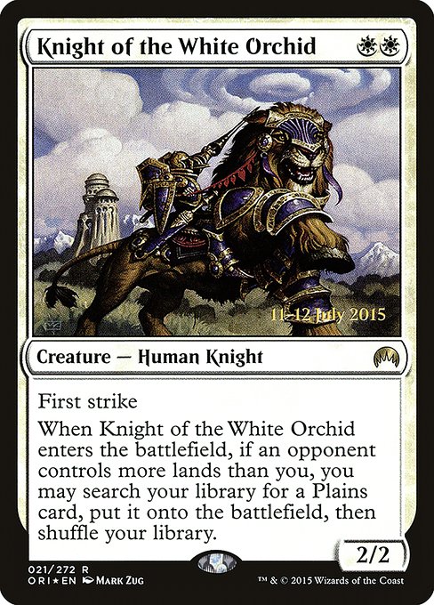 Knight of the White Orchid - Magic Origins Promos - Promo Foil