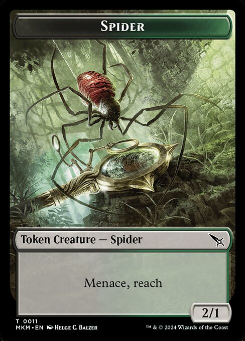 Spider - Murders at Karlov Manor Tokens