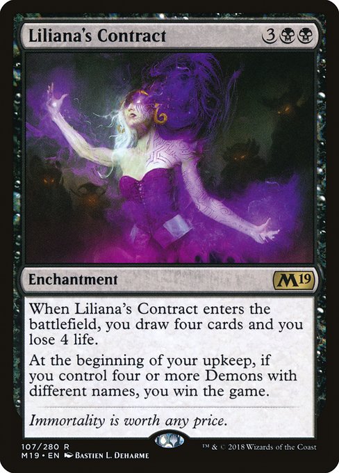 Liliana's Contract - Core Set 2019