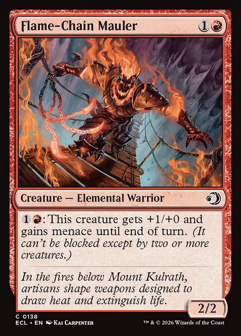 Flame-Chain Mauler - Lorwyn Eclipsed