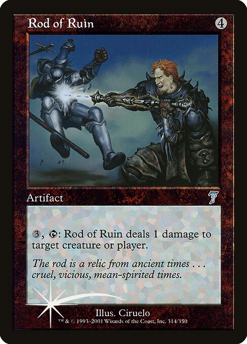 Rod of Ruin - Seventh Edition - Promo Foil