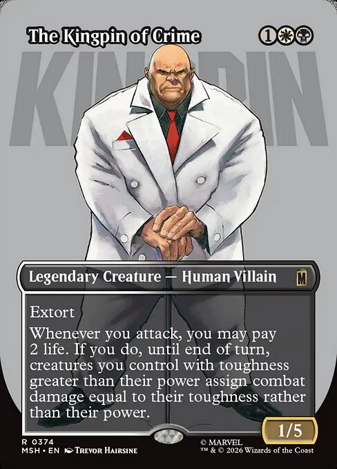 The Kingpin of Crime - Marvel Super Heroes - Borderless