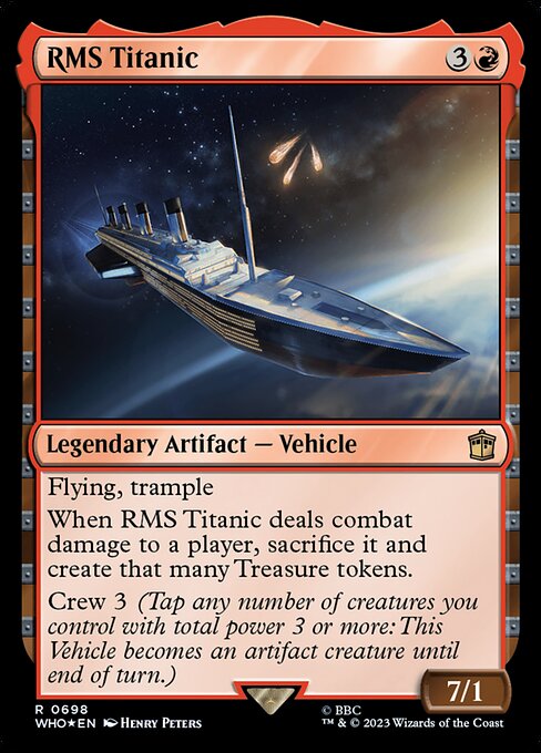 RMS Titanic - Doctor Who - Surge Foil