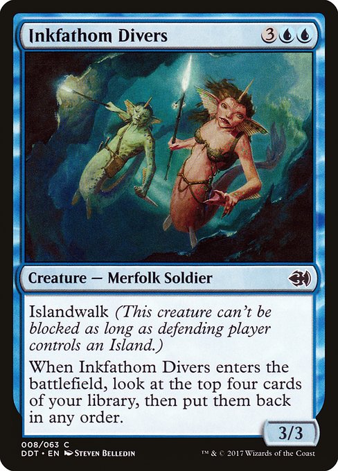 Inkfathom Divers - Duel Decks: Merfolk vs. Goblins