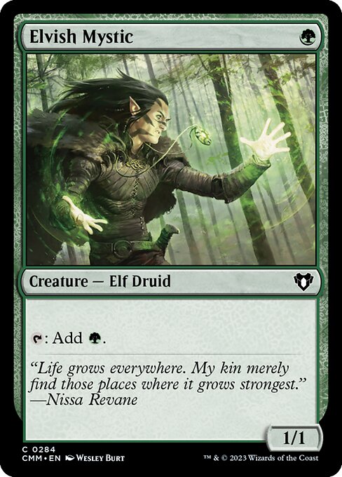 Elvish Mystic - Commander Masters