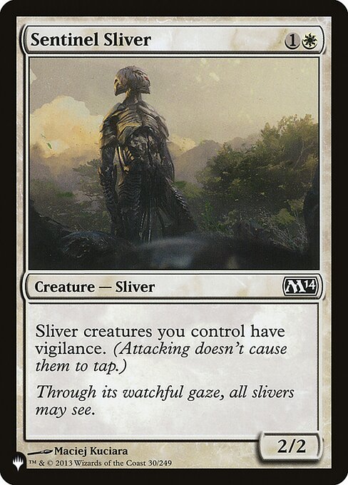 Sentinel Sliver - The List