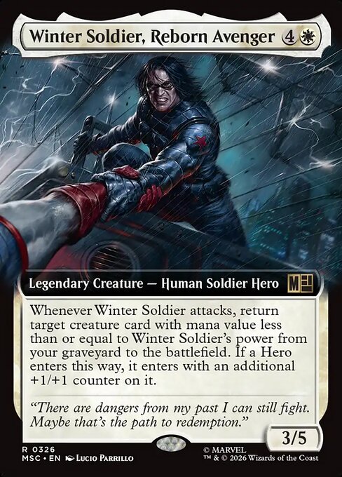 Winter Soldier, Reborn Avenger - Marvel Super Heroes Commander - Extended Art