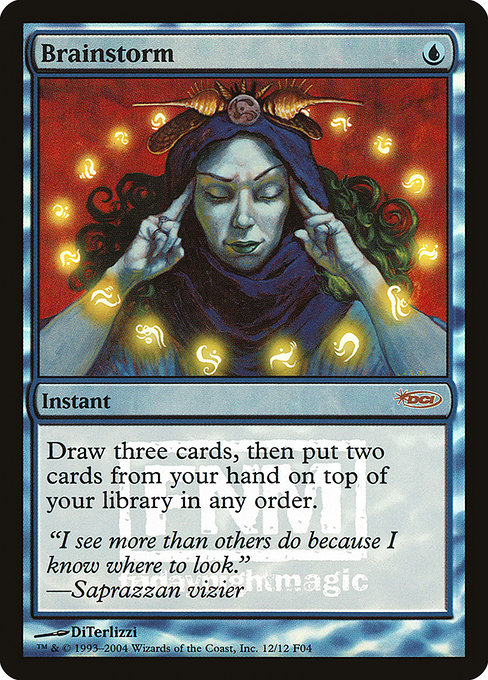 Brainstorm - Friday Night Magic 2004 - Promo Foil