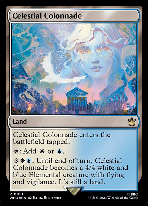 Celestial Colonnade - Doctor Who - Surge Foil