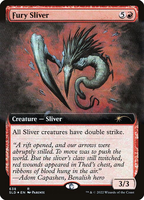 Fury Sliver - Secret Lair Drop - Promo Foil