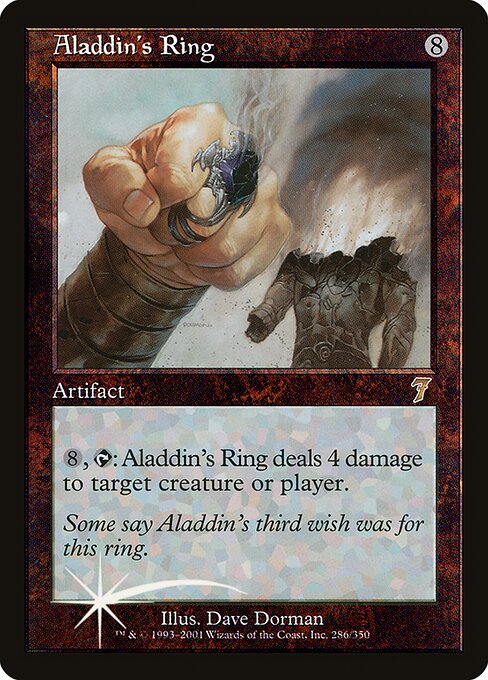 Aladdin's Ring - Seventh Edition - Promo Foil