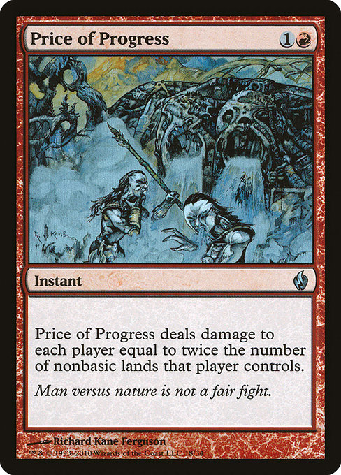 Price of Progress - Premium Deck Series: Fire and Lightning - Promo Foil