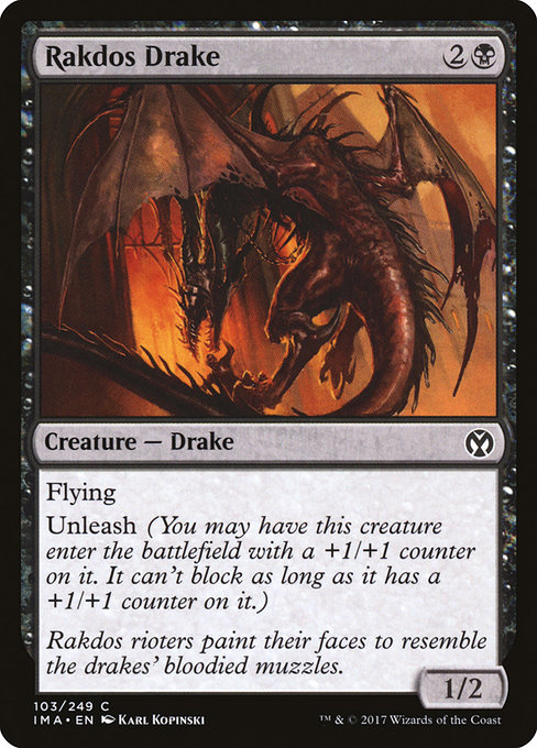 Rakdos Drake - Iconic Masters